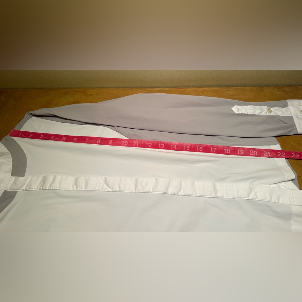 EGO7 Equestrian Show Shirt, Ice Grey/White, Size 2, Excellent Condition! - Picture 7 of 11